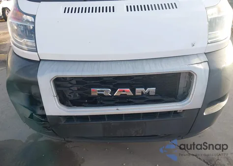 2021 Ram Promaster 2500 High Roof 159 Wb from USA, damaged, VIN 3C6ERVDG4ME508850